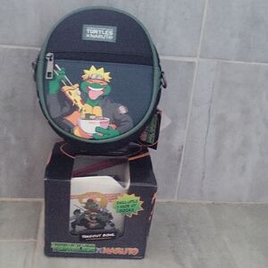 Turtles x Naruto Takeout Bowl and Crossbody Bag Bundle - NWT